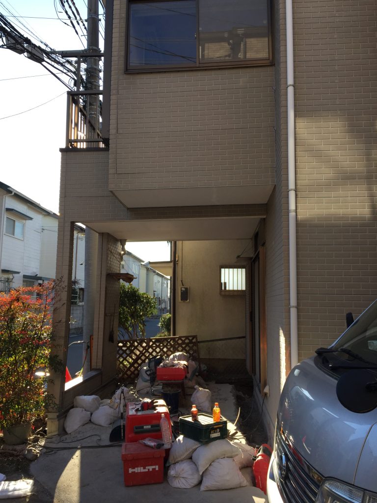 【工事開始】埼玉県上尾市ハート不動産様管理物件、家の傾き修正工事を1月9日より開始します。