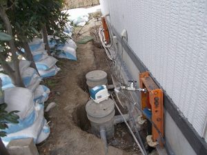 【工事開始】愛知県稲沢市フルハウス様管理物件 アンダーピニング沈下修正工事（家の傾き修正）を12月3日より開始します。